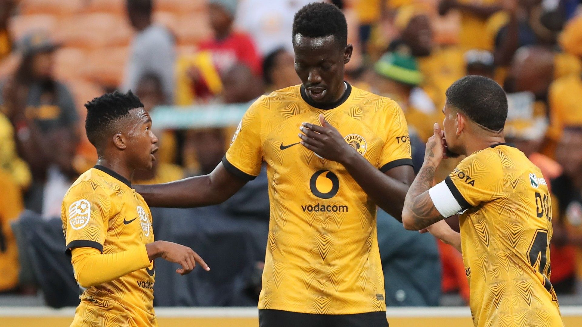 Mduduzi Shabalala, Edmilson Dove, Keagan Dolly - Kaizer Chiefs
