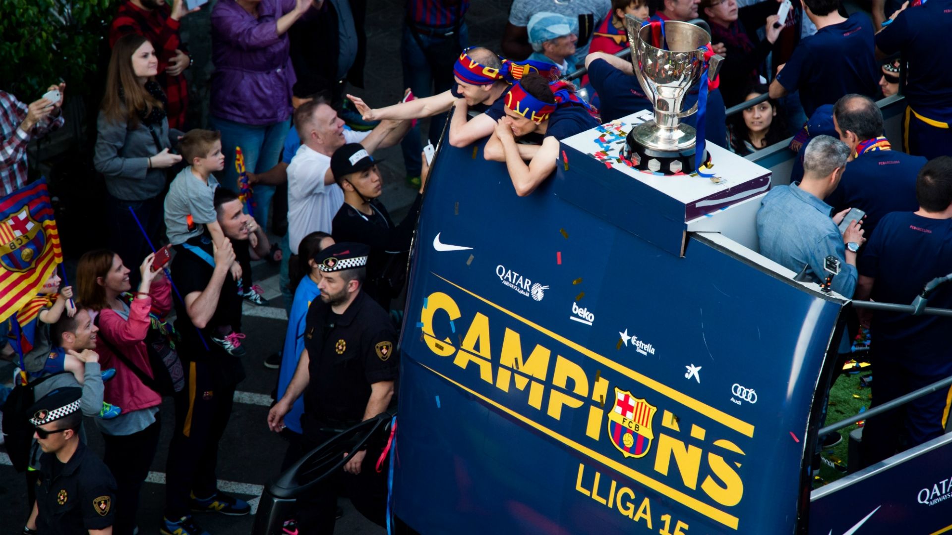 Barcelona Champions rua