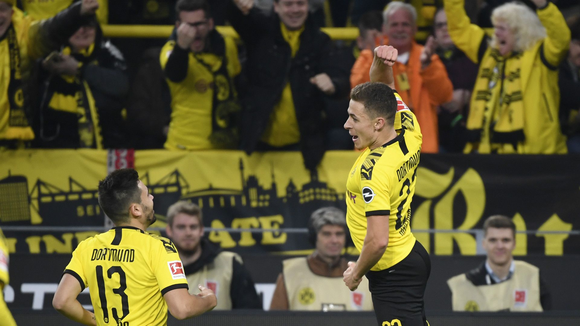 THORGAN HAZARD BORUSSIA DORTMUND BUNDESLIGA 02112019