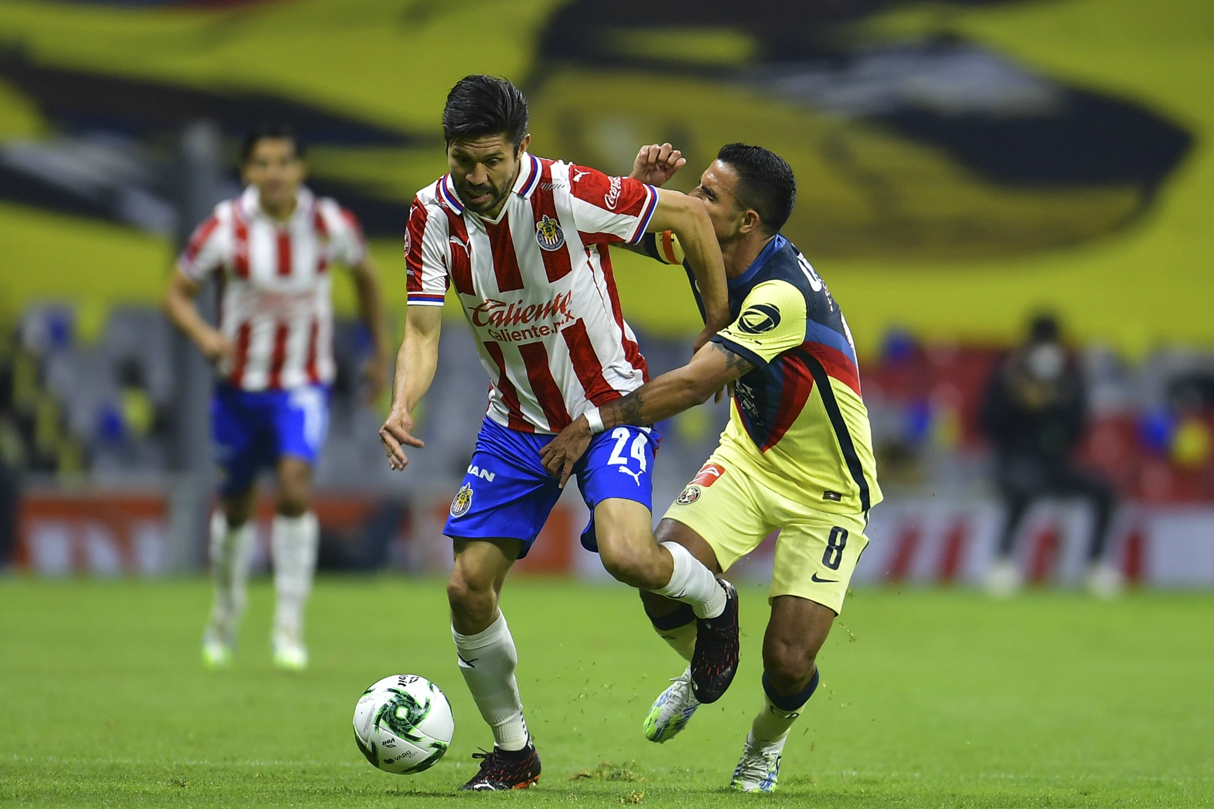 Oribe Peralta Jesús Escoboza América vs Chivas