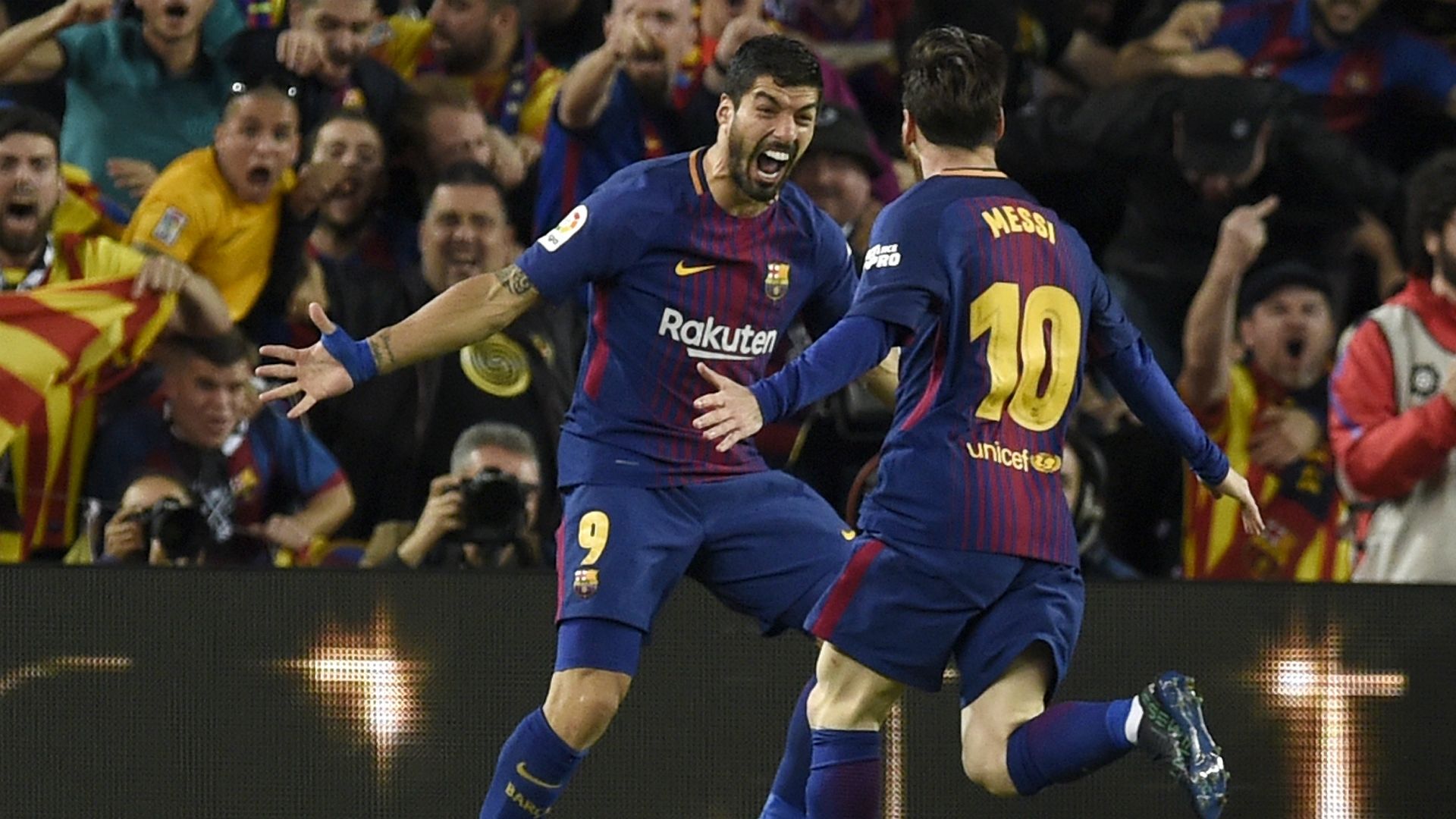 Luis Suarez Messi FC Barcelona