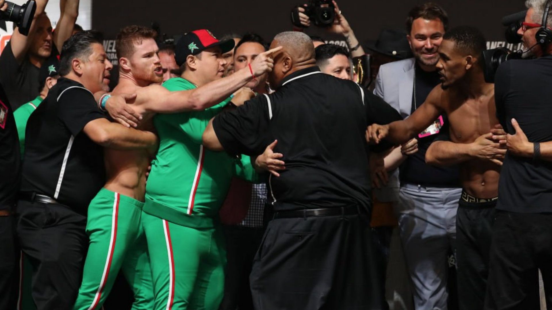 Pesaje Canelo vs Jacobs 030519