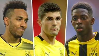 Aubameyang Pulisic Dembele Dortmund