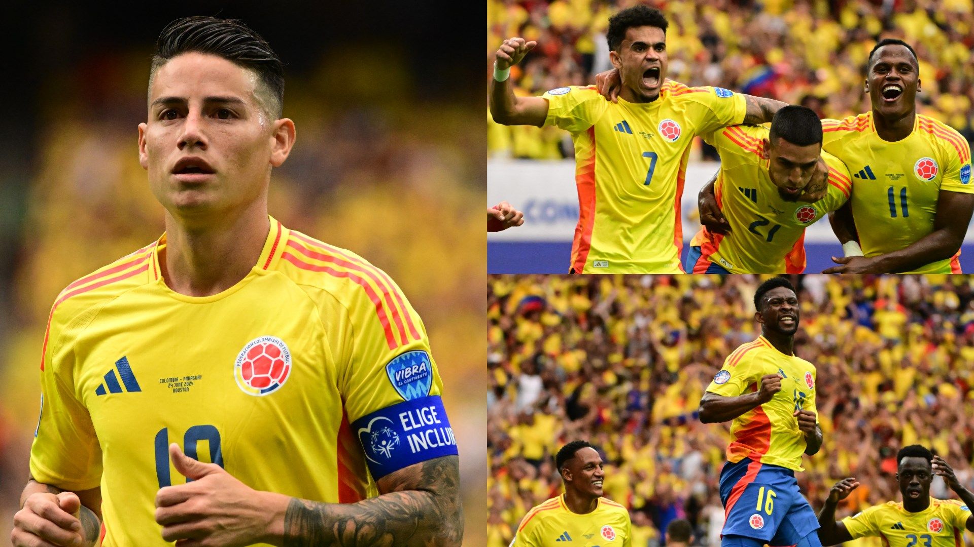 Colombia Copa America split