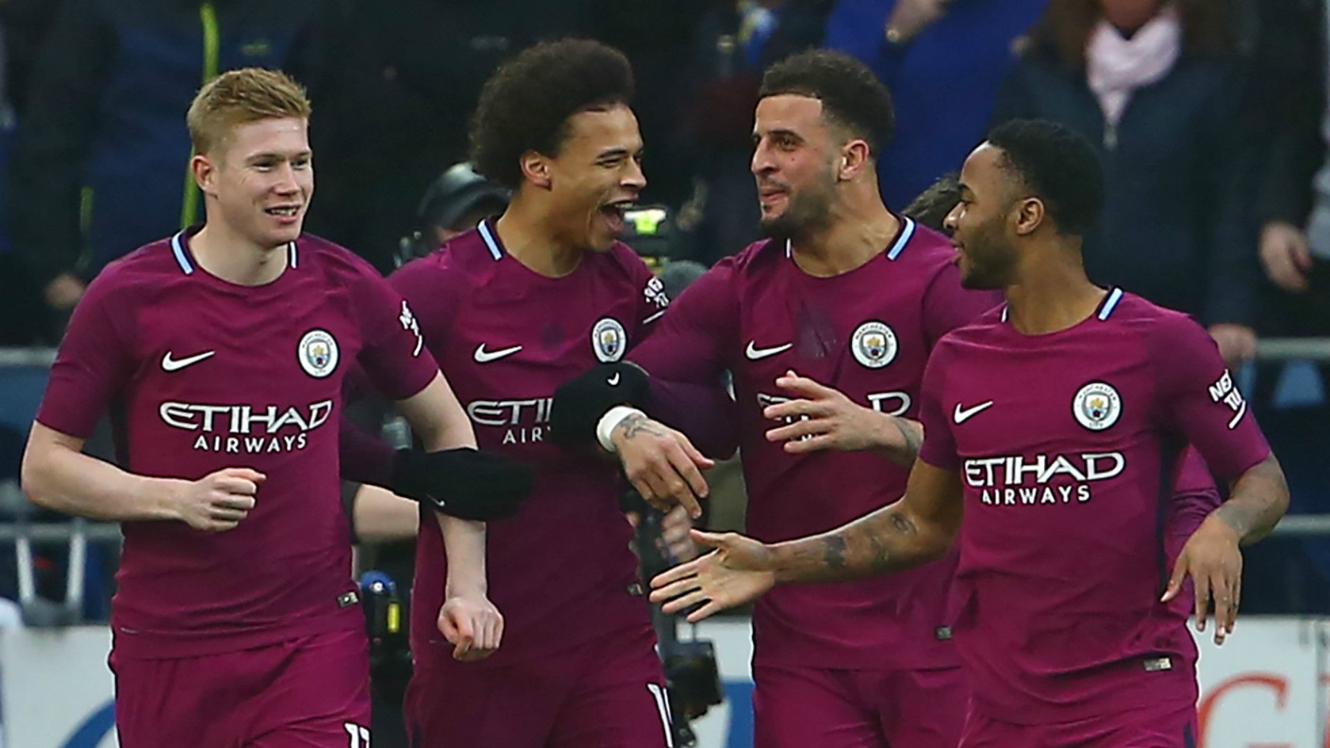 Manchester City celebrate