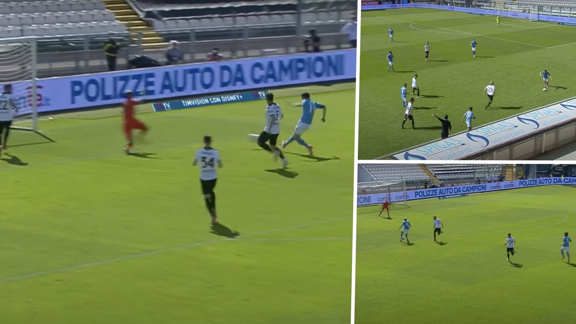 Lozano gol Napoli Spezia