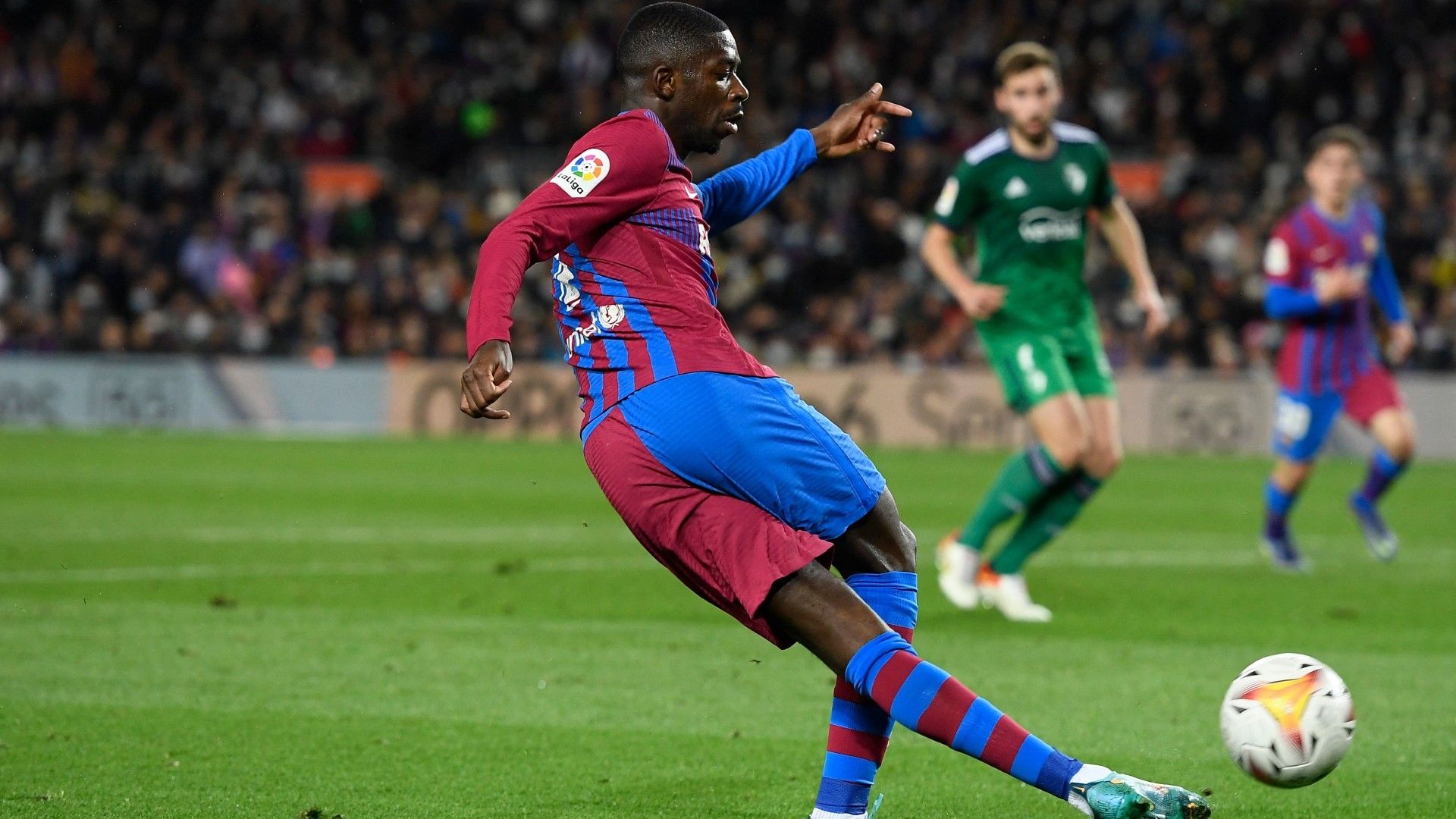 Ousmane Dembele Barcelona vs Osasuna La Liga 2021-22