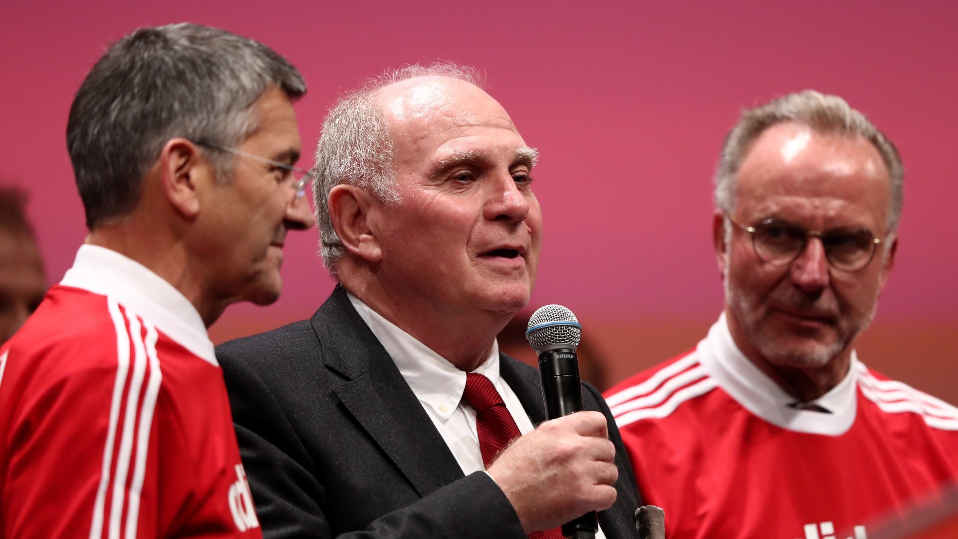 Herbert Hainer Uli Hoeness Karl-Heinz Rummenigge Bayern Munich