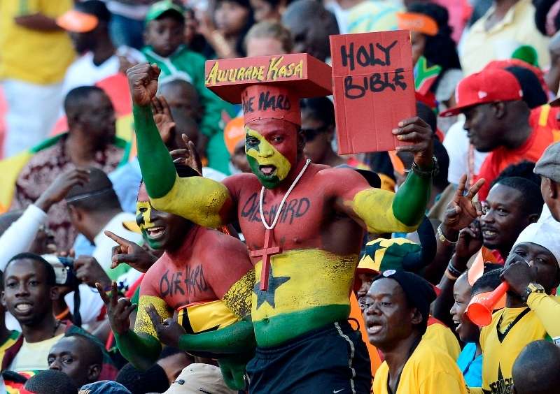Ghana fans at 2013 Afcon