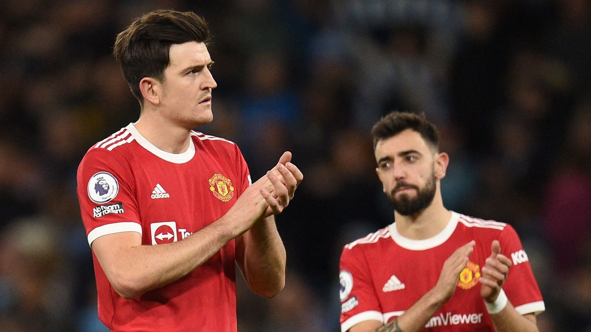 Harry Maguire Bruno Fernandes Manchester United 2021-22