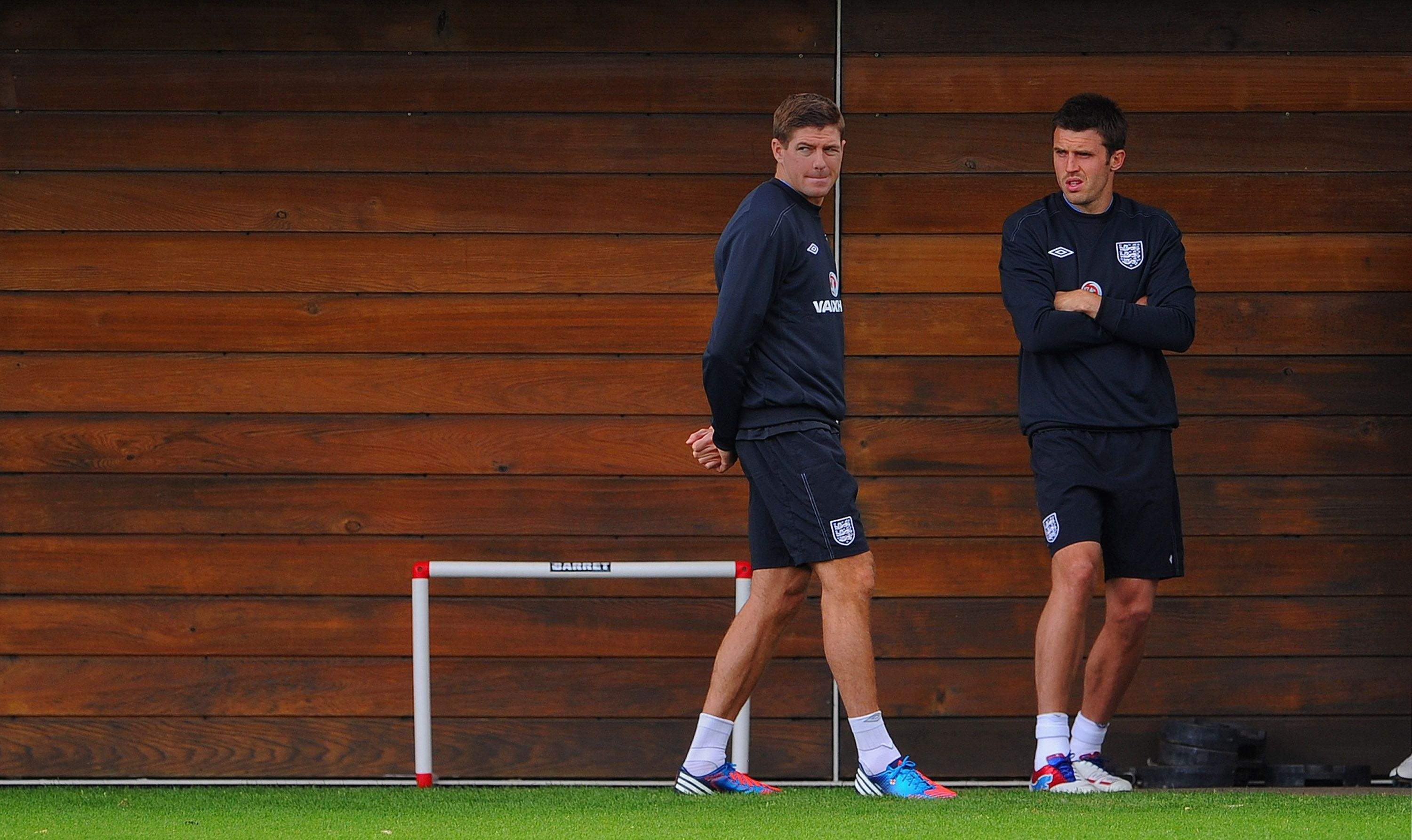 Steven Gerrard & Michael Carrick - England