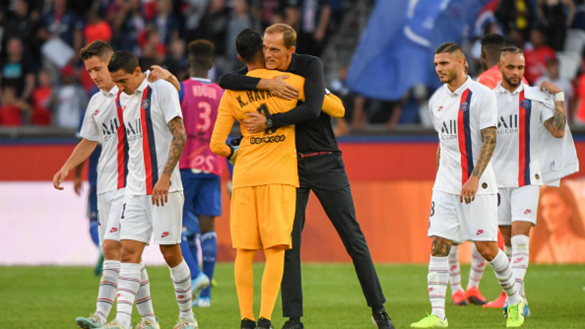 Keylor Navas Thomas Tuchel PSG