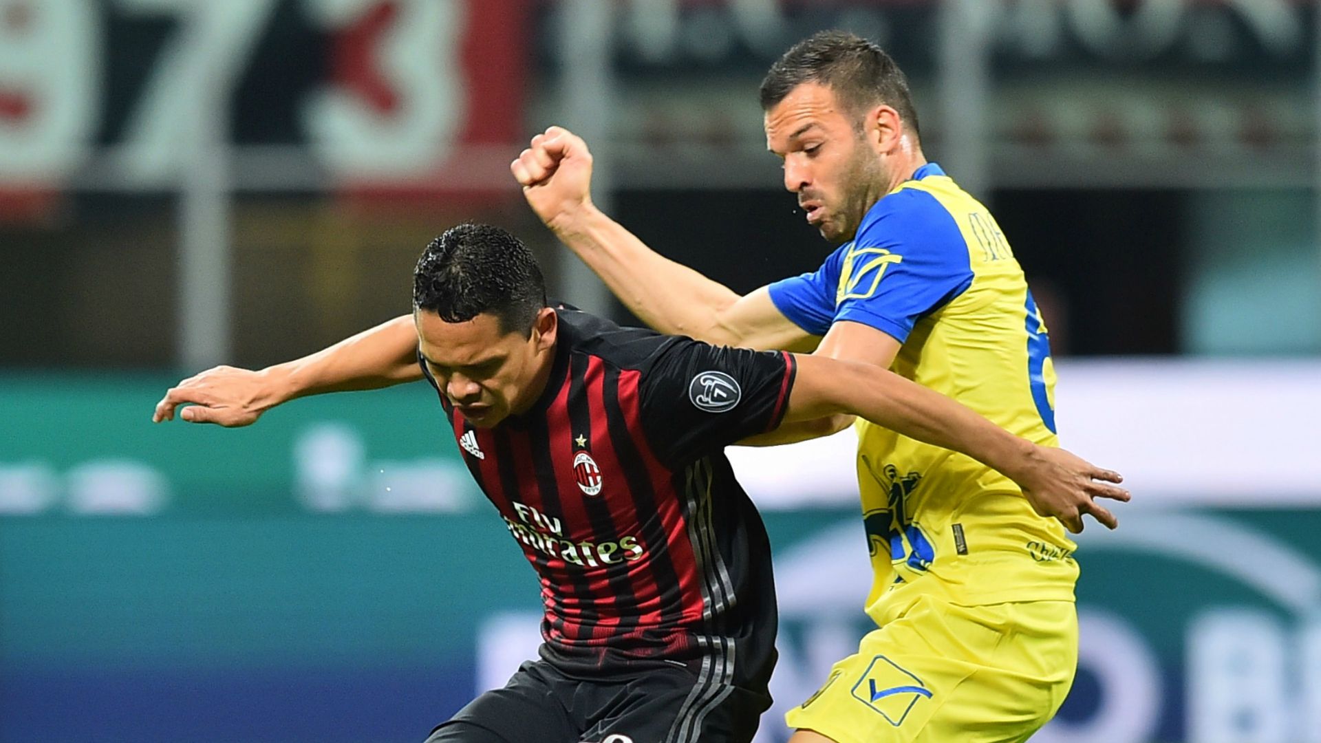 Bacca Meggiorini Milan Chievo Serie A
