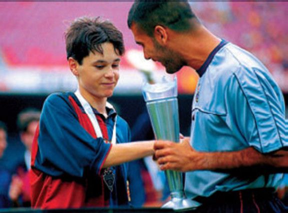 iniesta guardiola nike cup 1999