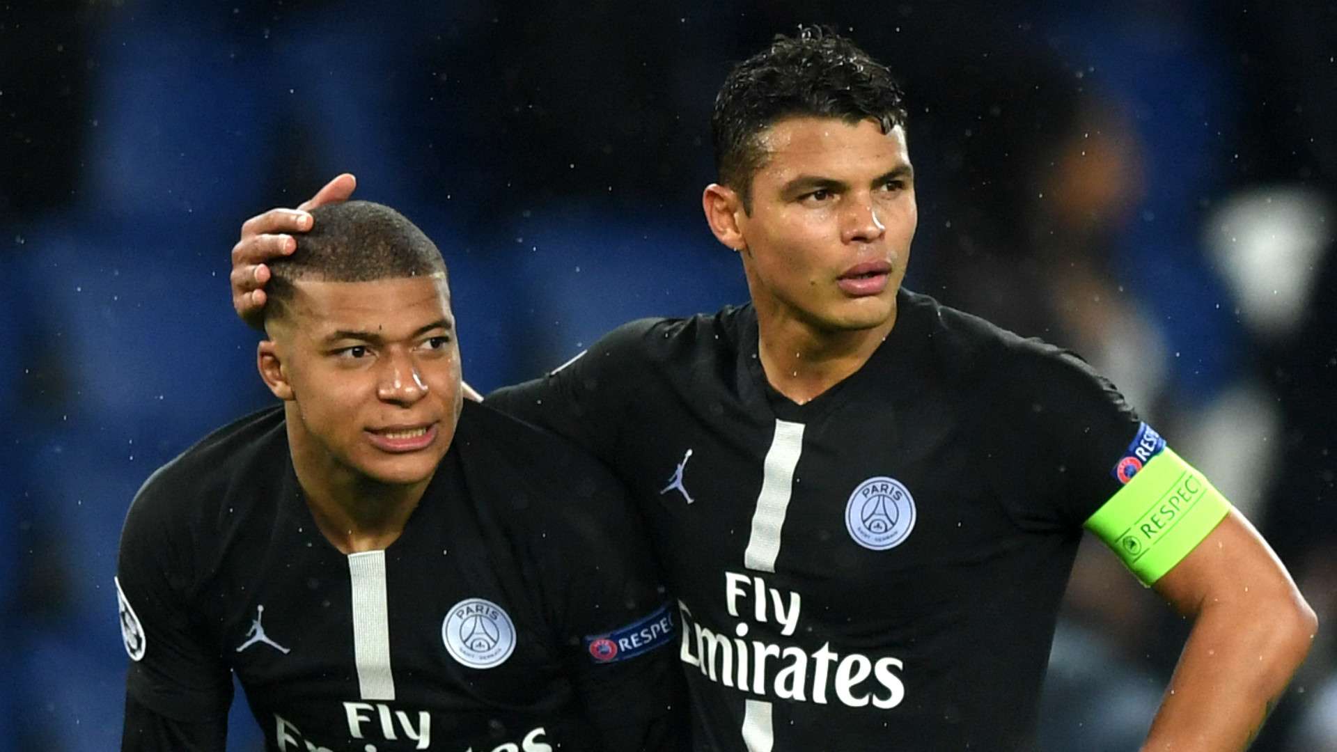 Kylian Mbappe Thiago Silva PSG Paris Saint-Germain 2018-19