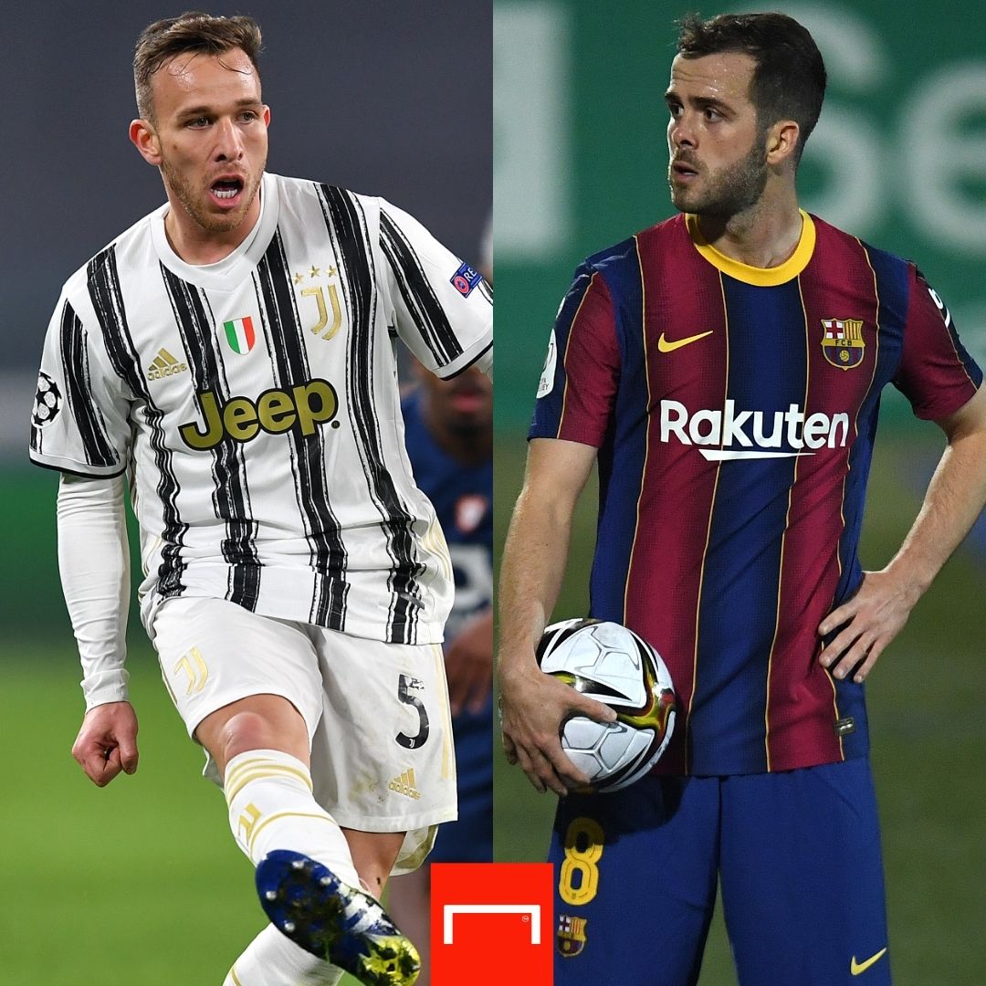 Arthur Miralem Pjanic Juventus Barcelona GFX
