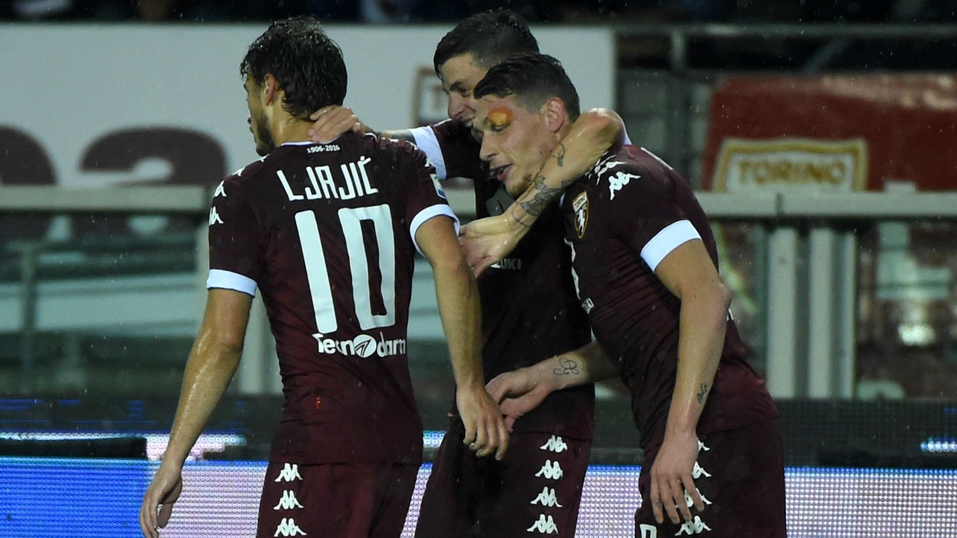 Torino celebrating Torino Cagliari Serie A
