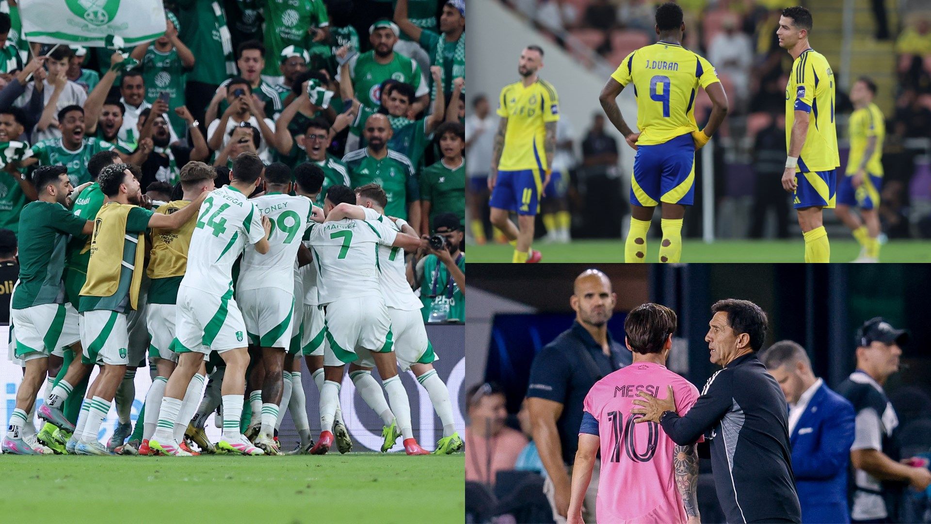 Al Ahli Al Nassr Cristiano Ronaldo Lionel Messi