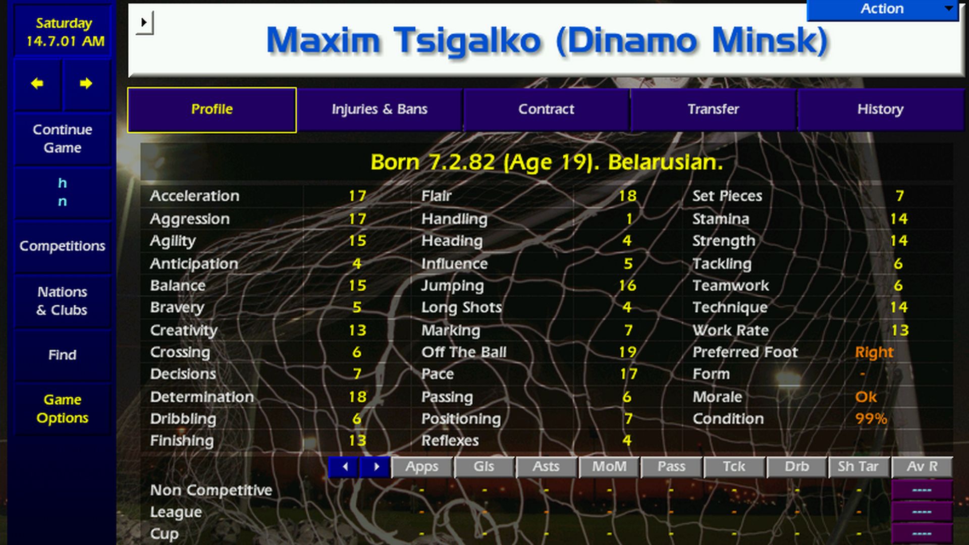 CM/FM Wonderkid Fail