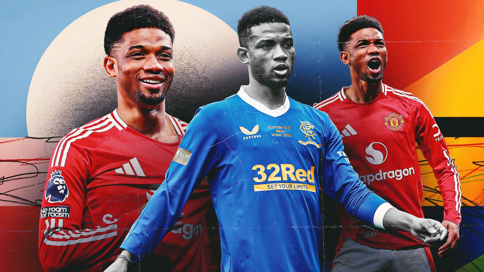 O que deu errado para a joia do Manchester United, Amad Diallo, durante o empréstimo no Rangers? | Goal.com Brasil