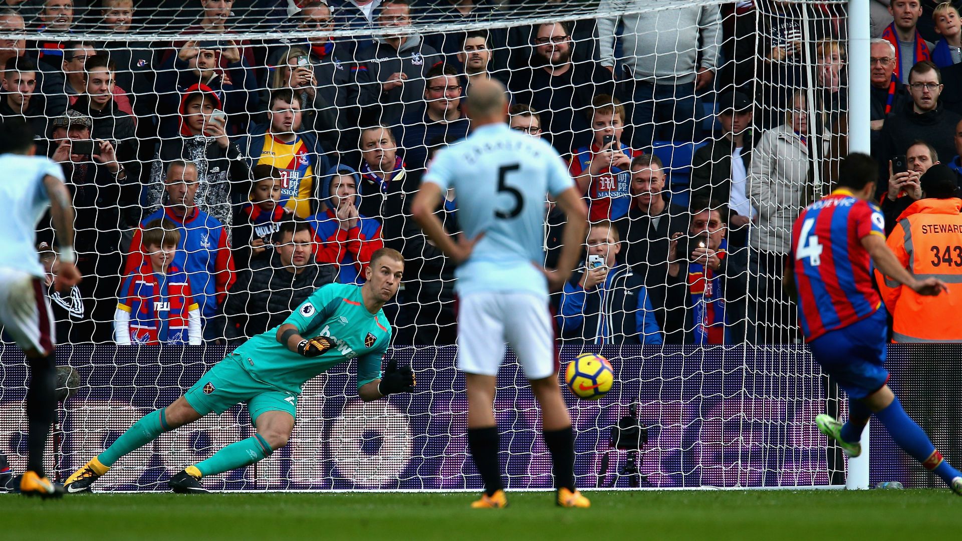 Joe Hart West Ham Crystal Palace