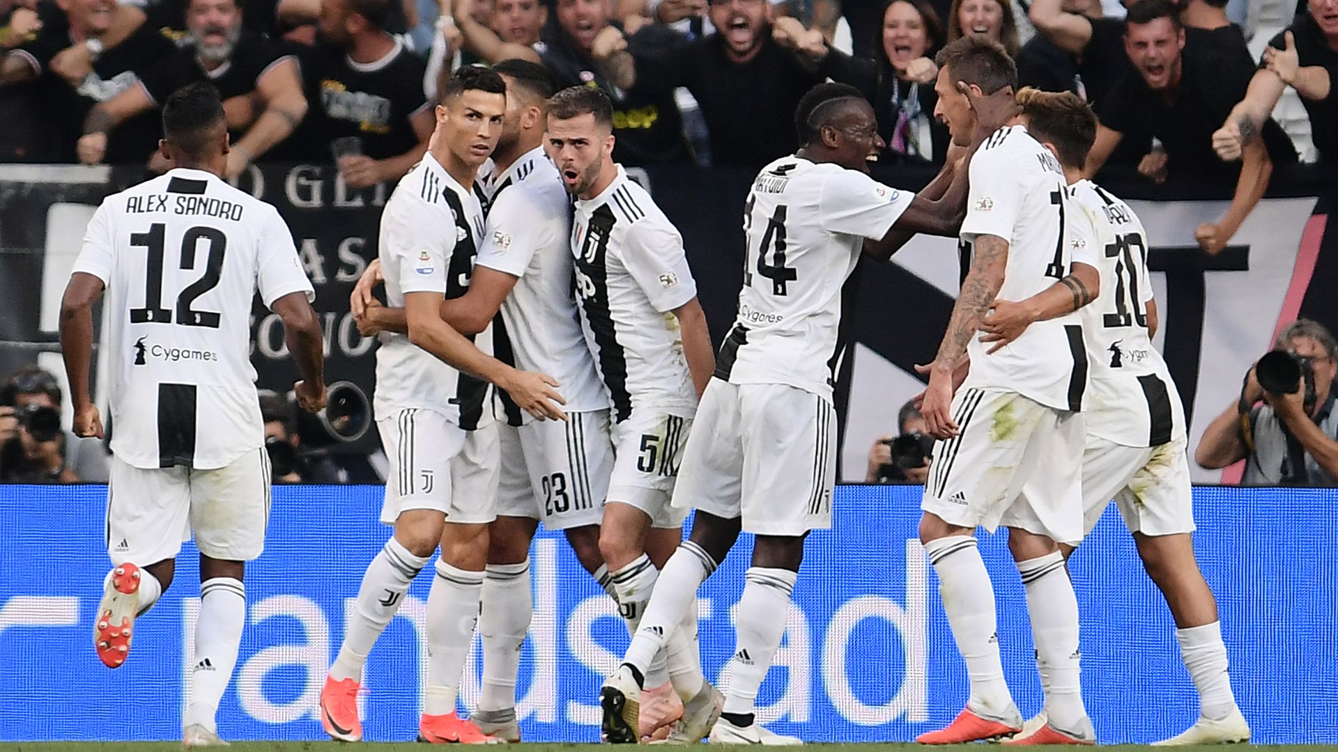 Juventus Turin Ronaldo Mandzukic 29092018