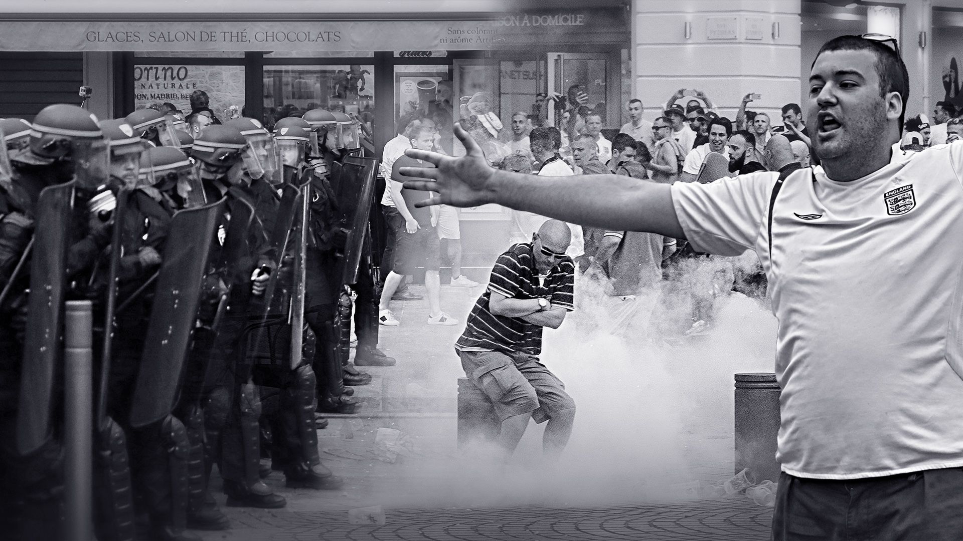 England Russia police hooligans Marseille