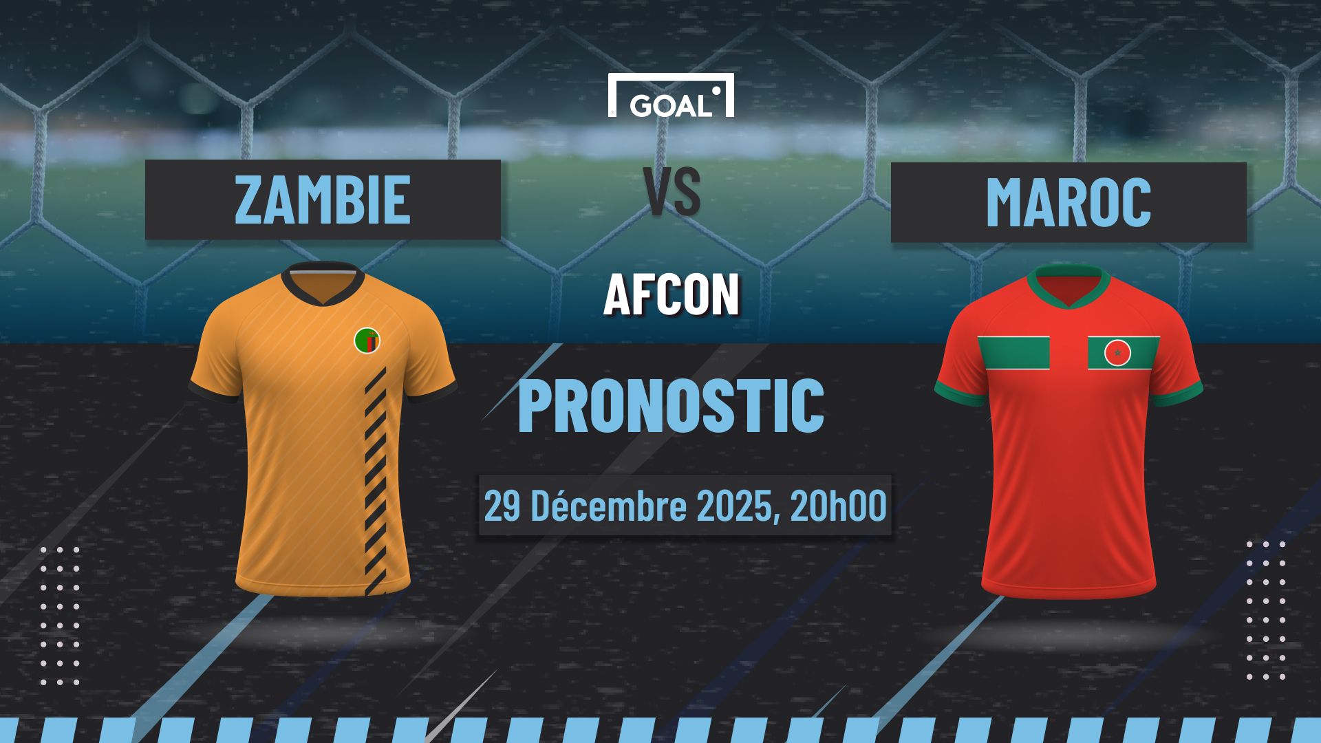 Pronostic Zambie vs Maroc