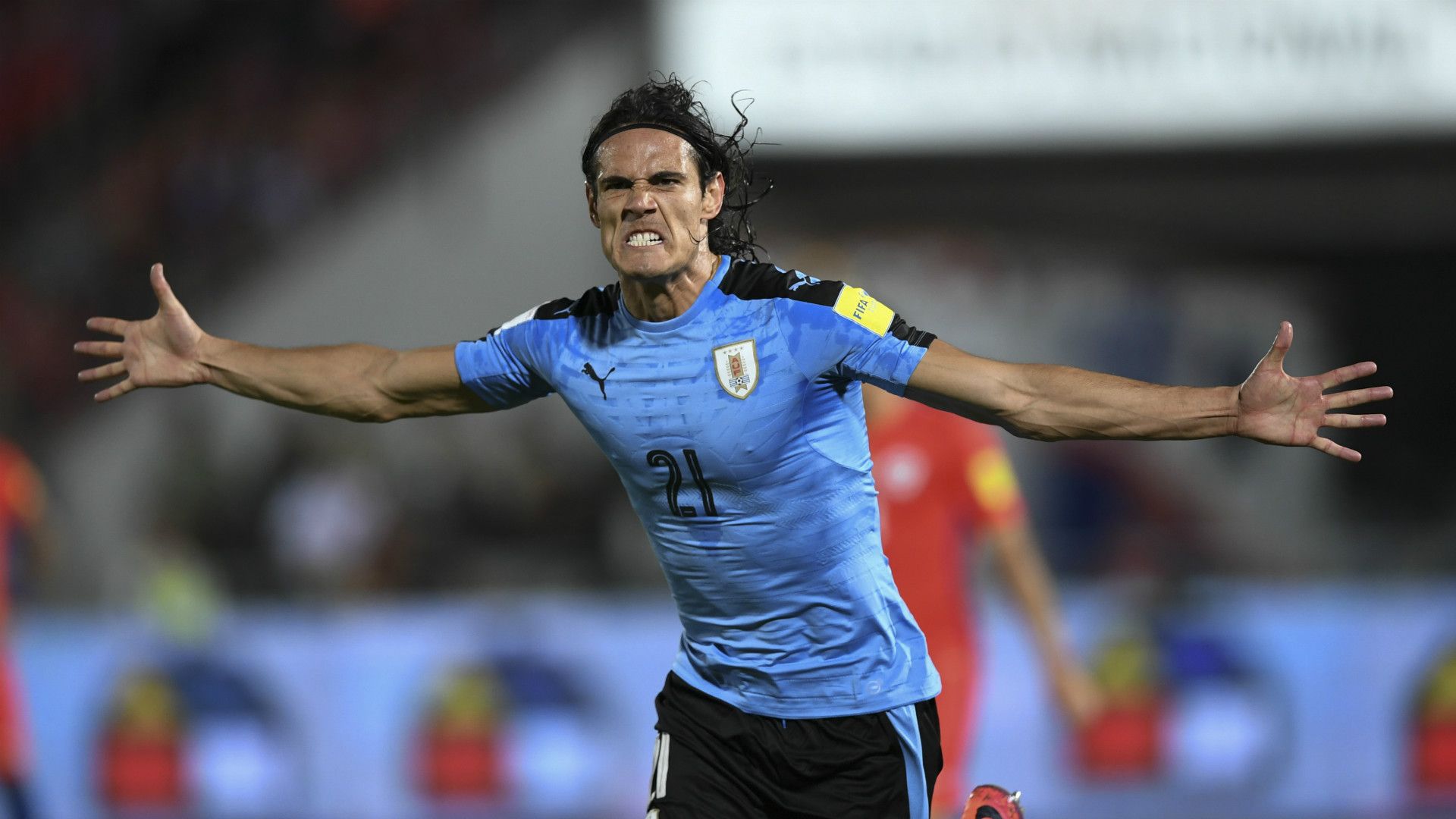 Edinson Cavani Uruguay 2016/11/16