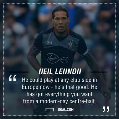 Neil Lennon Virgil van Dijk