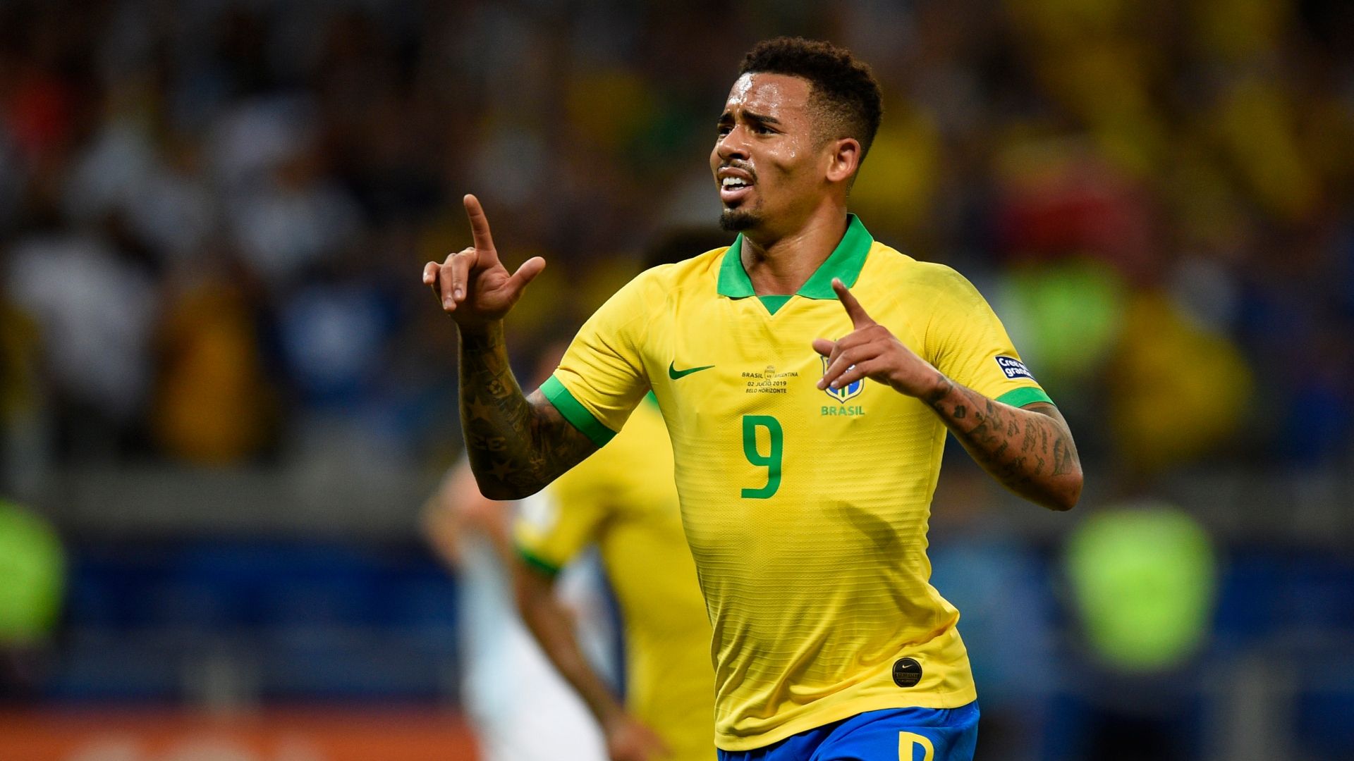 Gabriel Jesus Brazil 2019