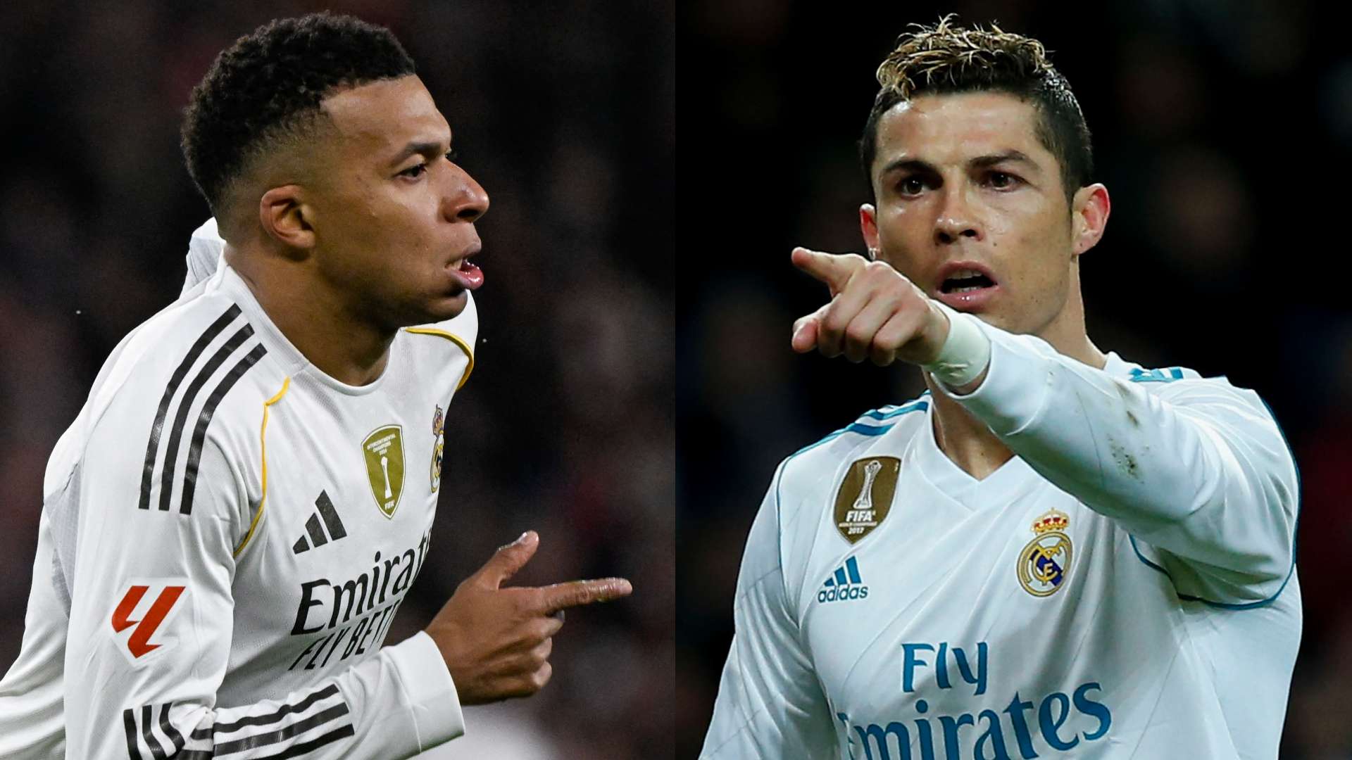 Kylian Mbappe Cristiano Ronaldo Real Madrid 2025