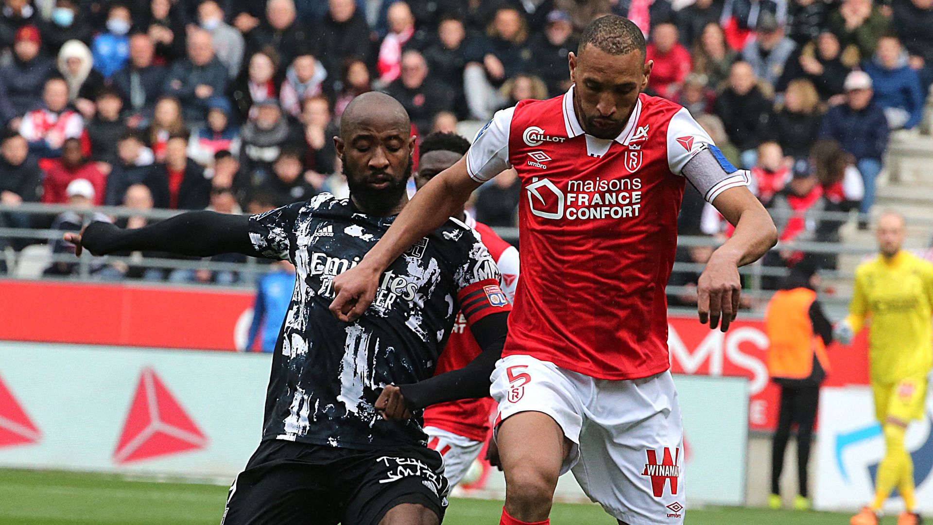 Reims Lyon Dembélé Abdelhamid