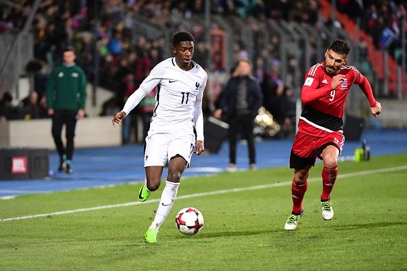 Ousmane Dembele France Luxembourg