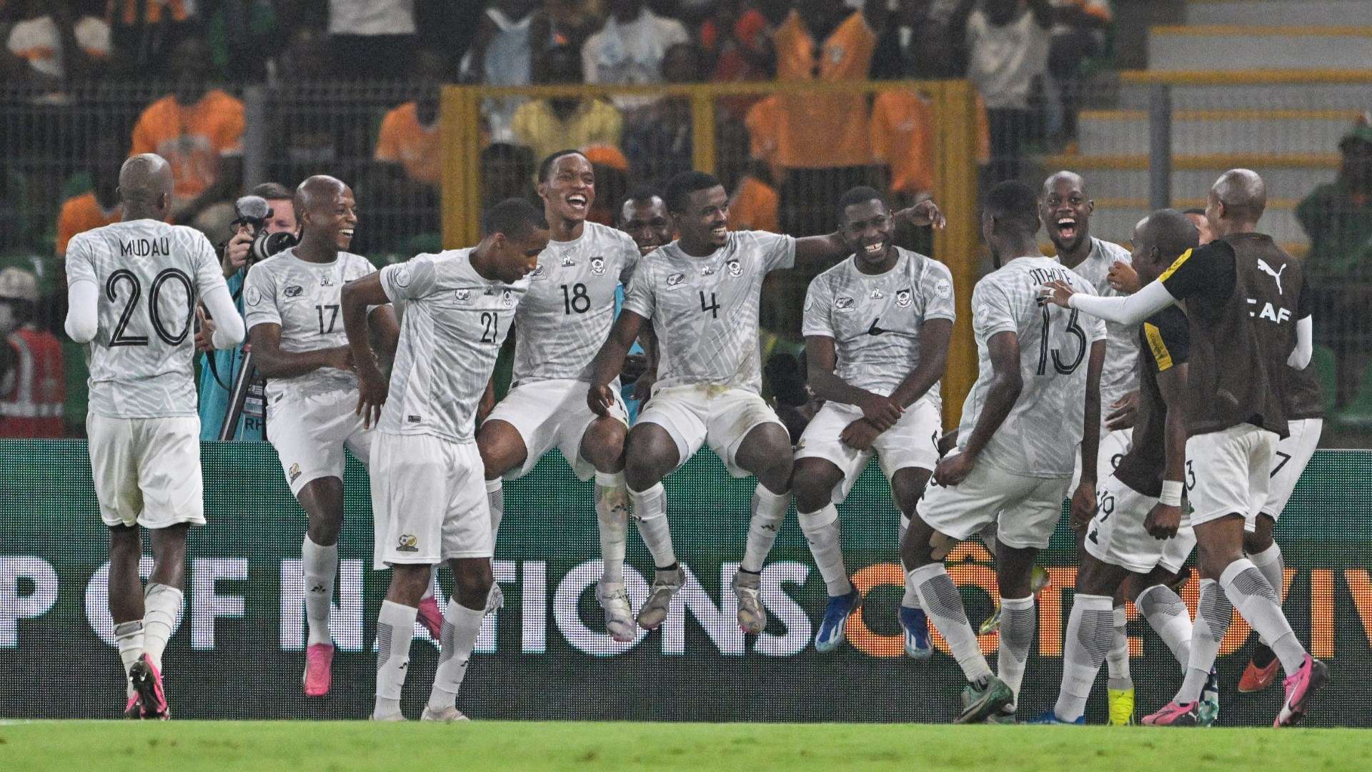 South Africa celebrate AFCON 2023