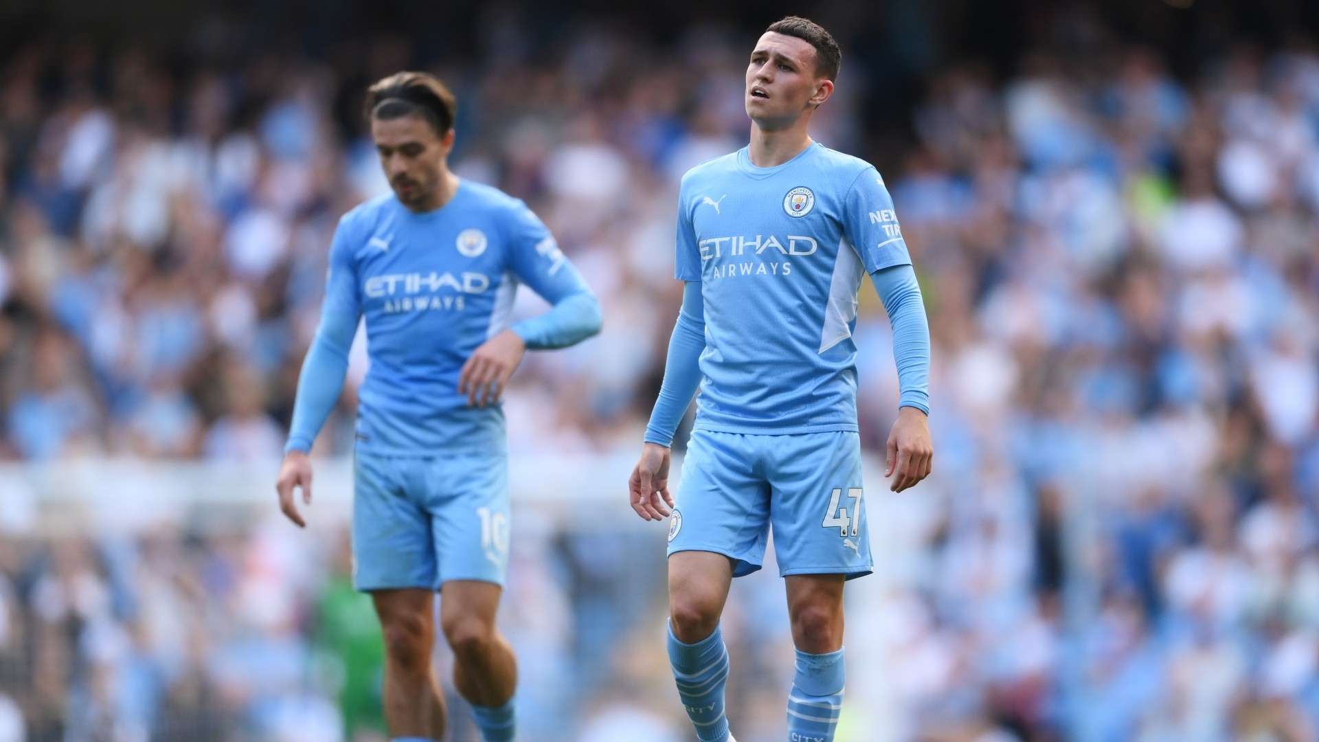 Jack Grealish Phil Foden Manchester City 2021-22