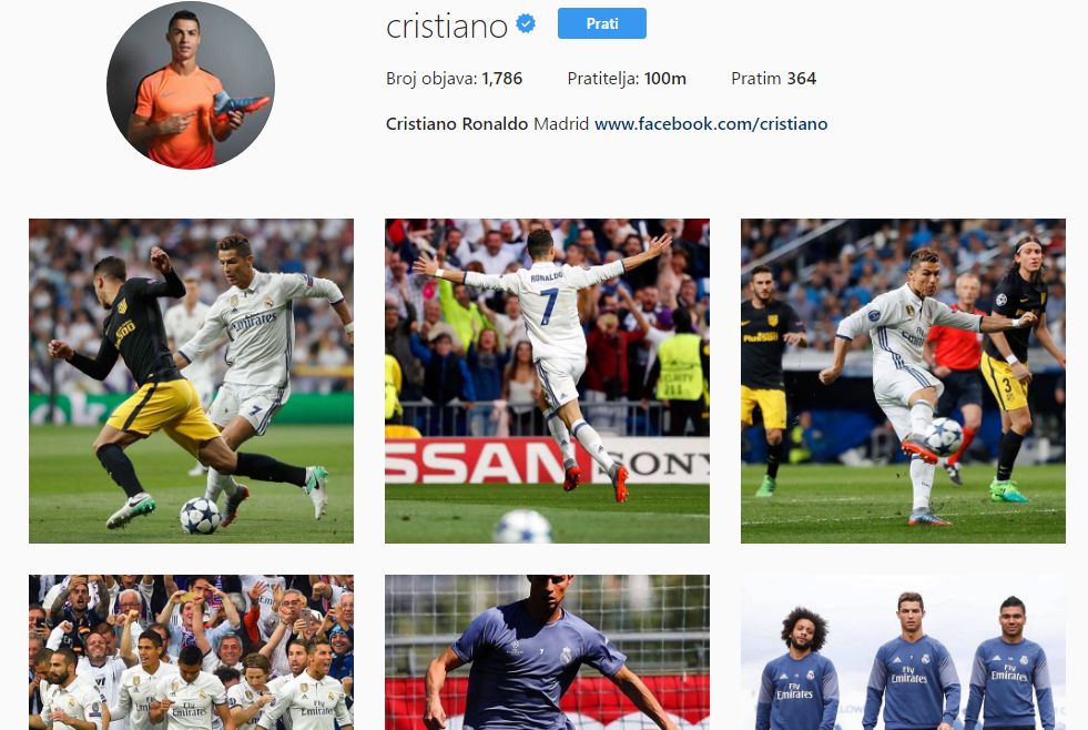 Ronaldo Instagram
