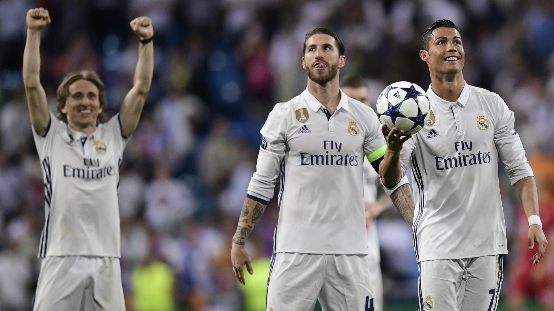 Modric Ramos Ronaldo Real Madrid