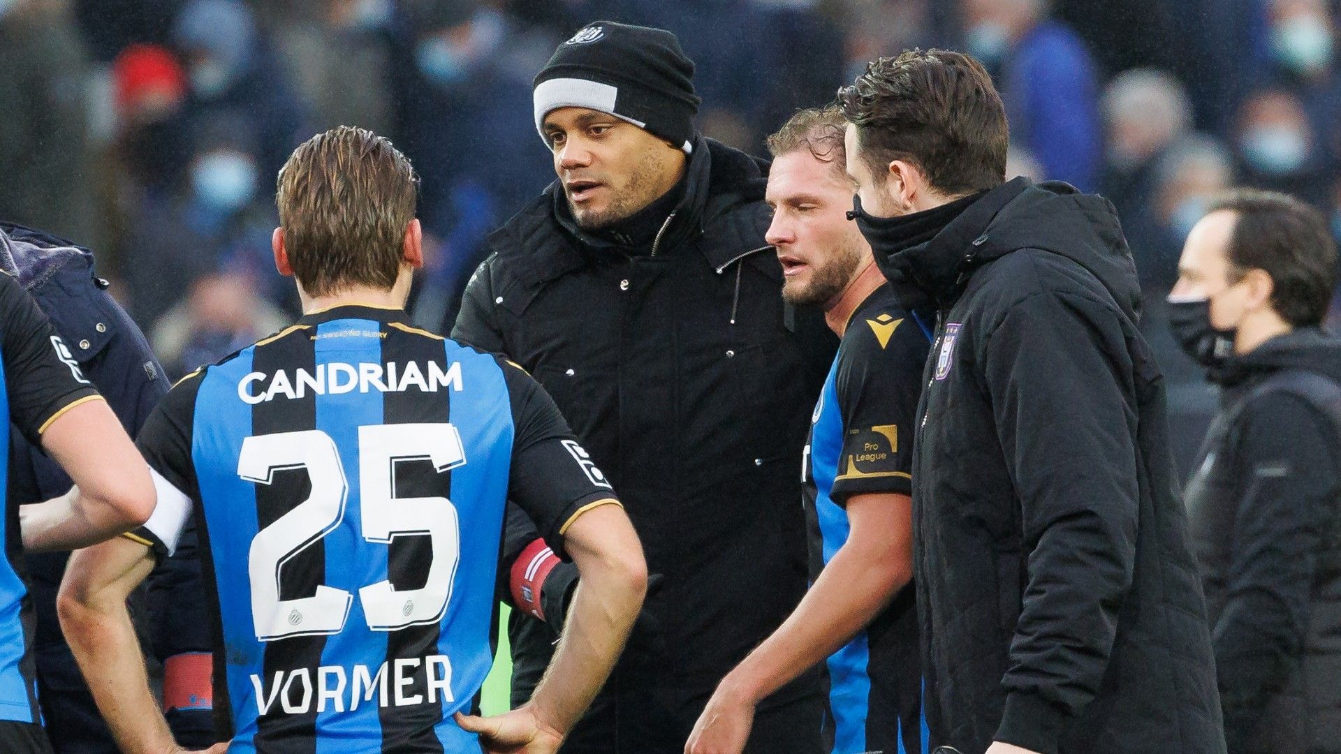 Vincent Kompany Club Brugge vs Anderlecht 2021-22