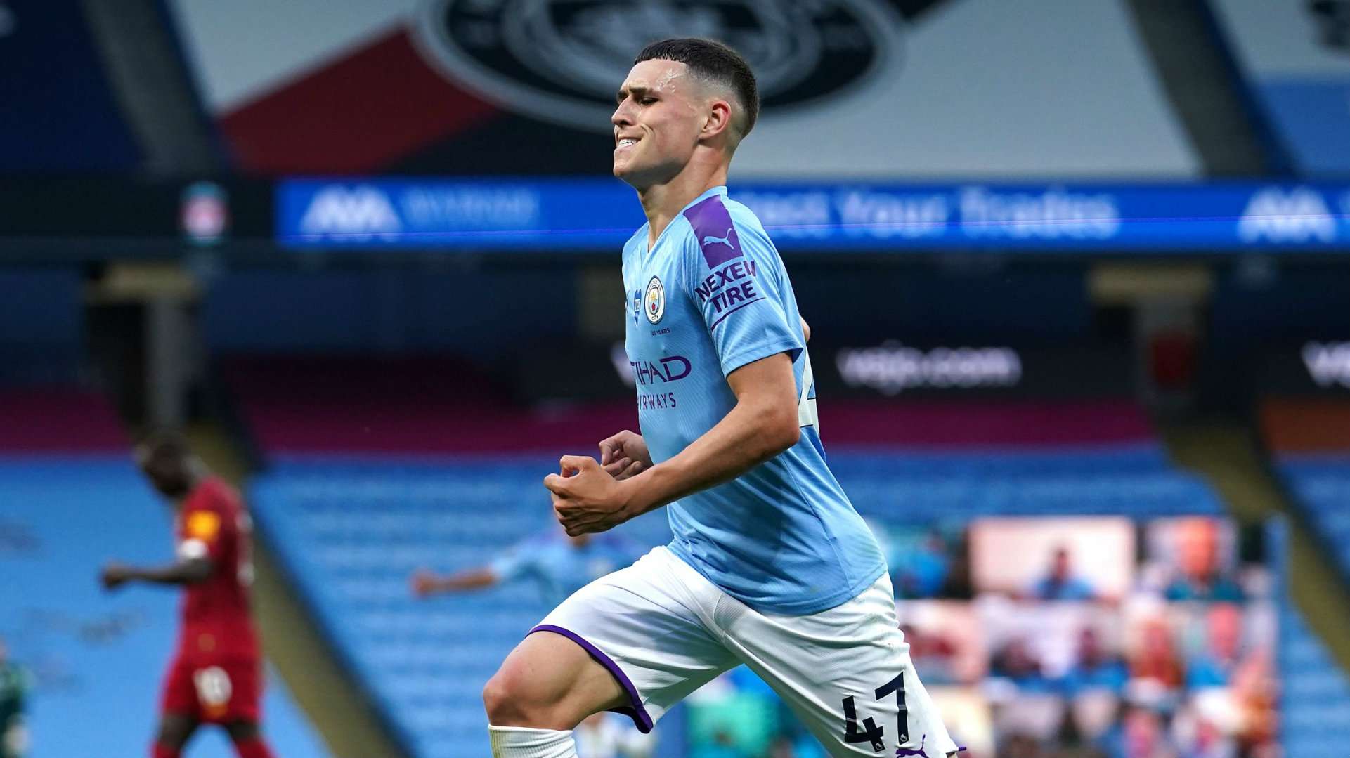 Phil Foden Manchester City vs Liverpool Premier League 2019-20