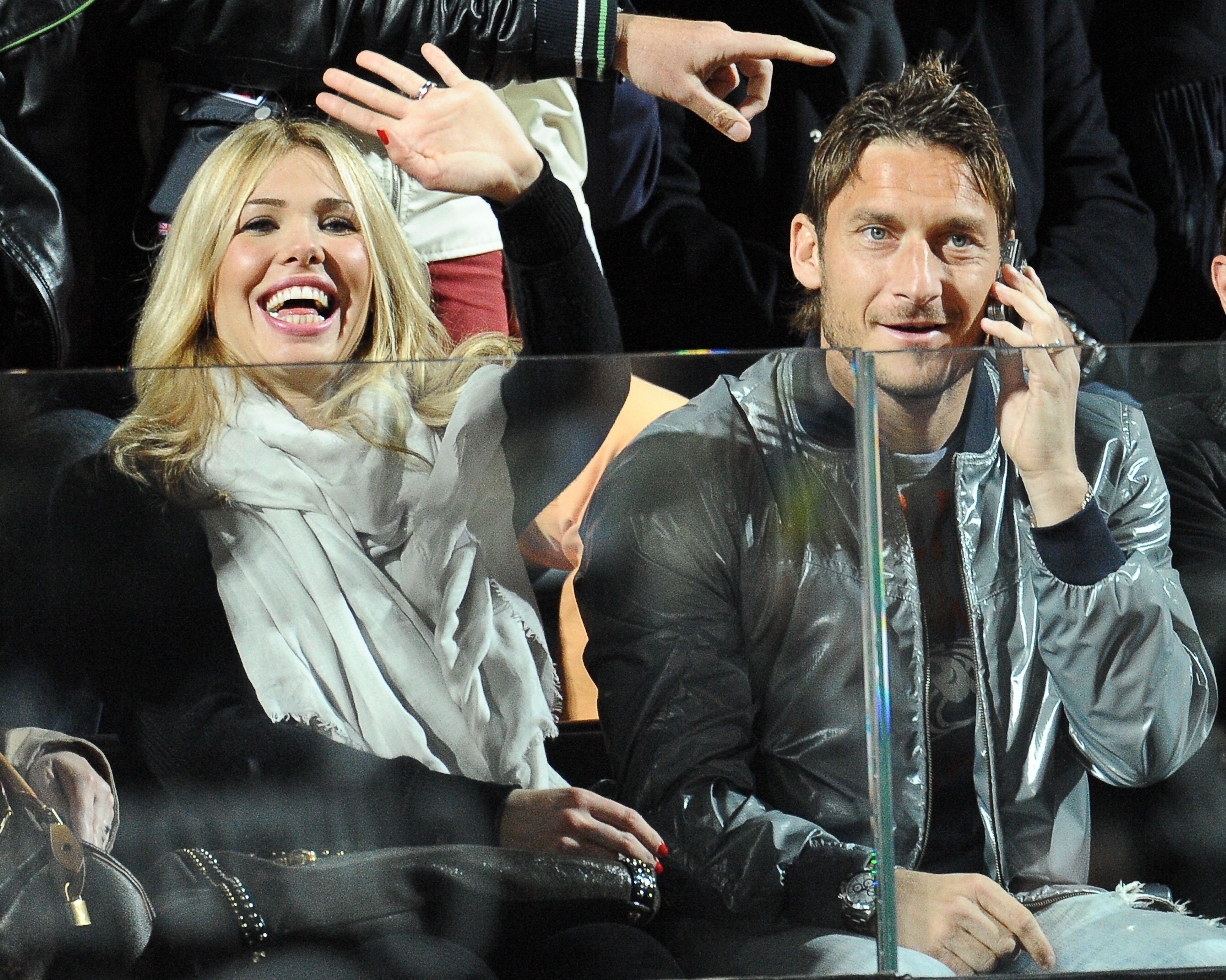 Francesco Totti and Ilary Blasi