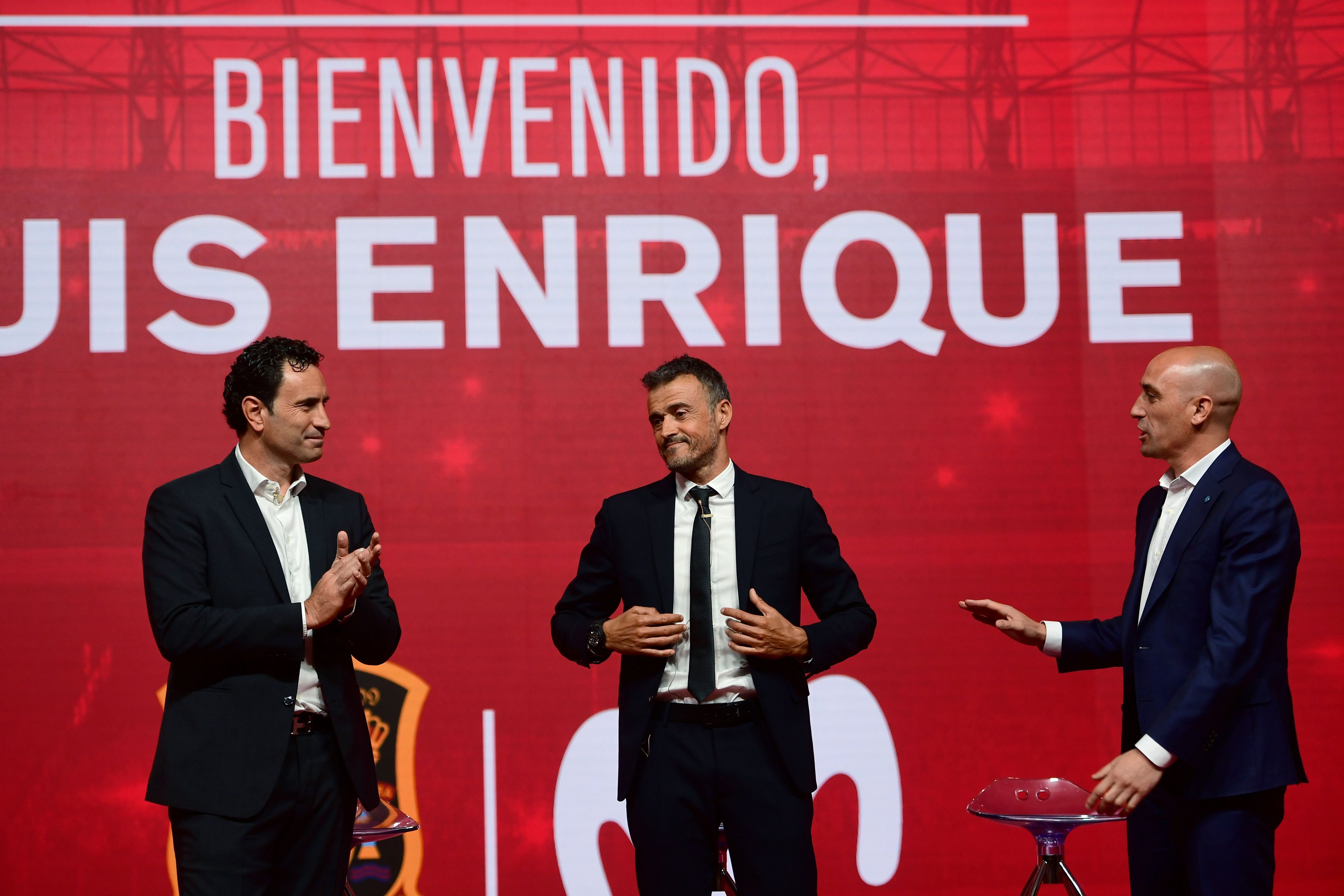 Luis Enrique Luis Rubiales Jose Molina Selección España