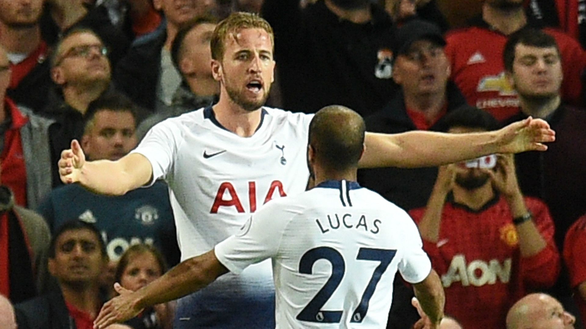 Harry Kane Lucas Moura Tottenham 2018-19