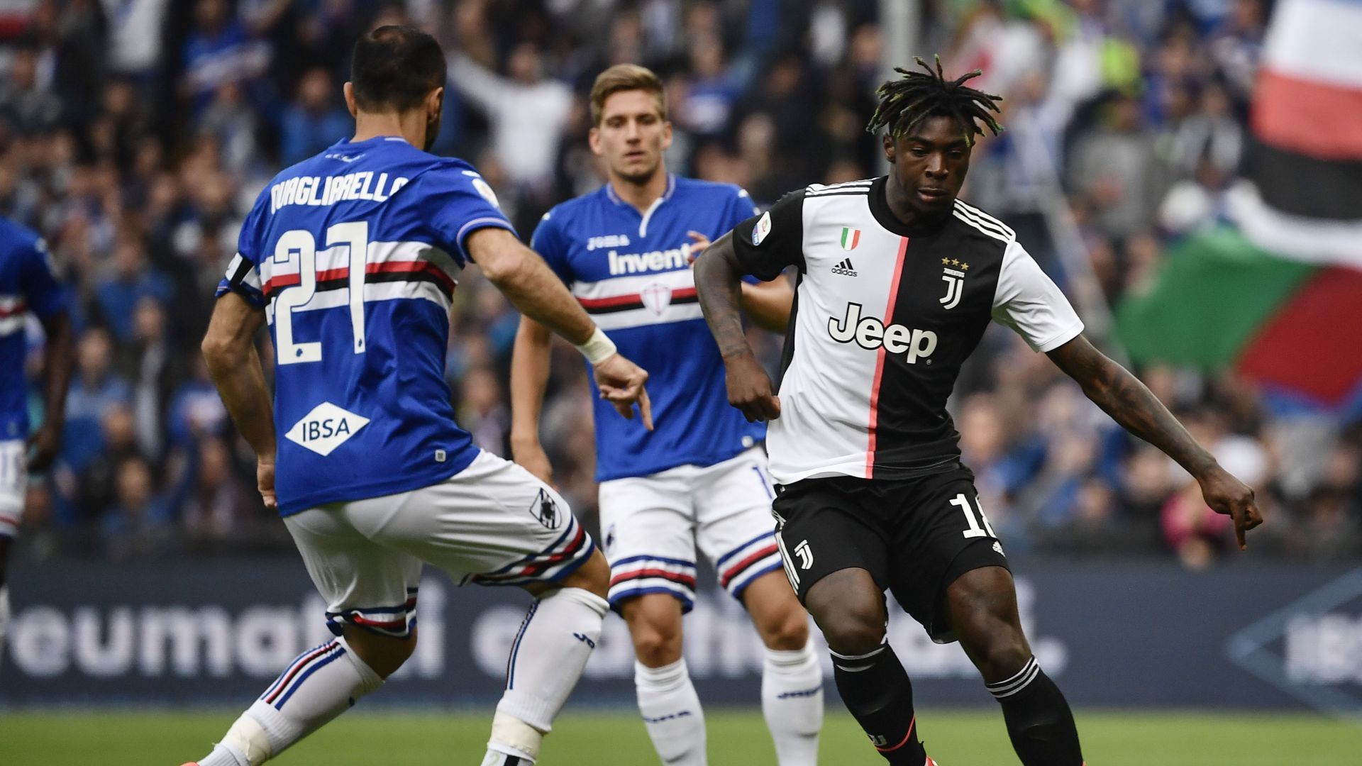 Moise Kean Sampdoria Juventus Serie A