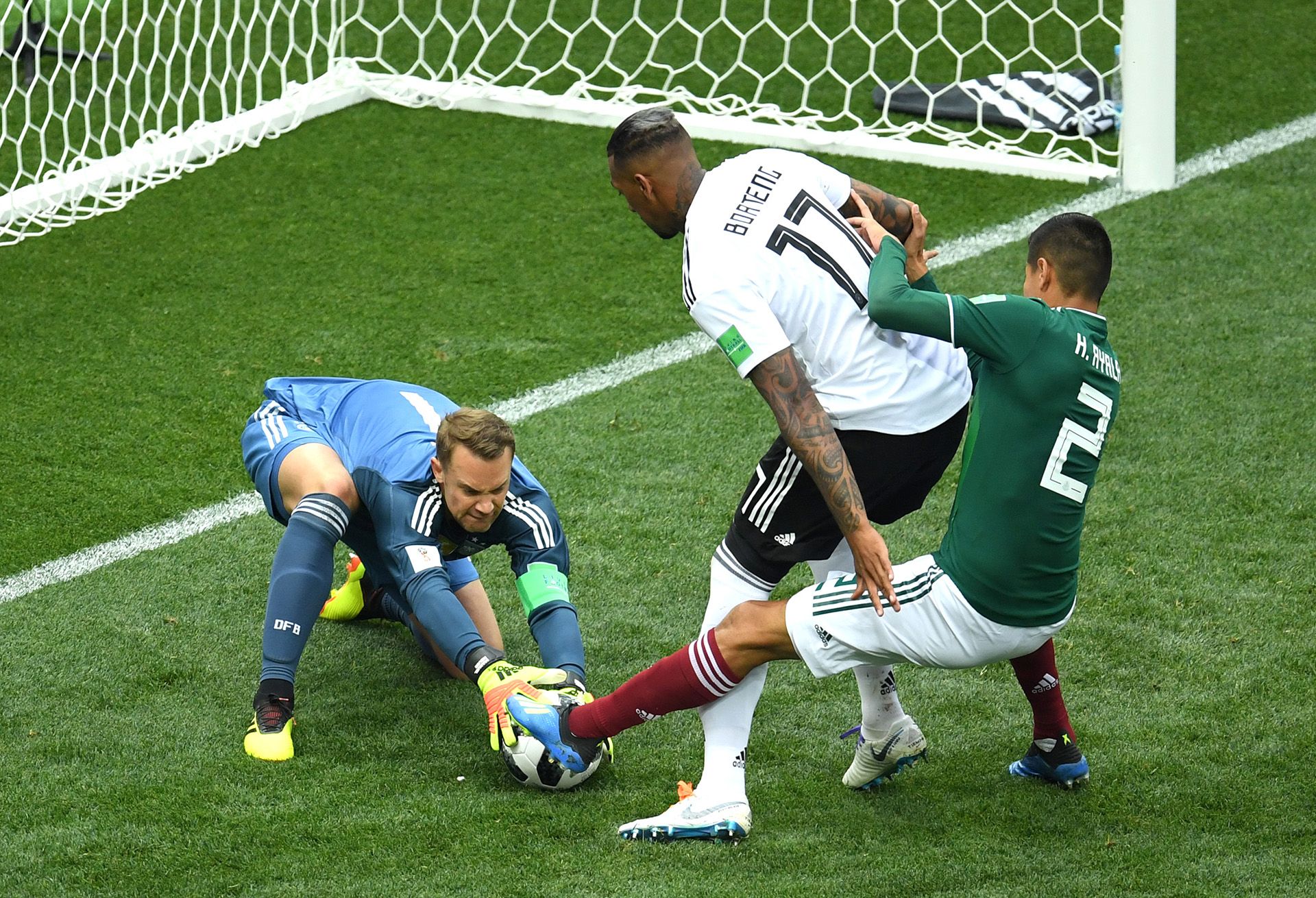 Manuel Neuer Jerome Boateng Germany Mexico World Cup 2018 170618