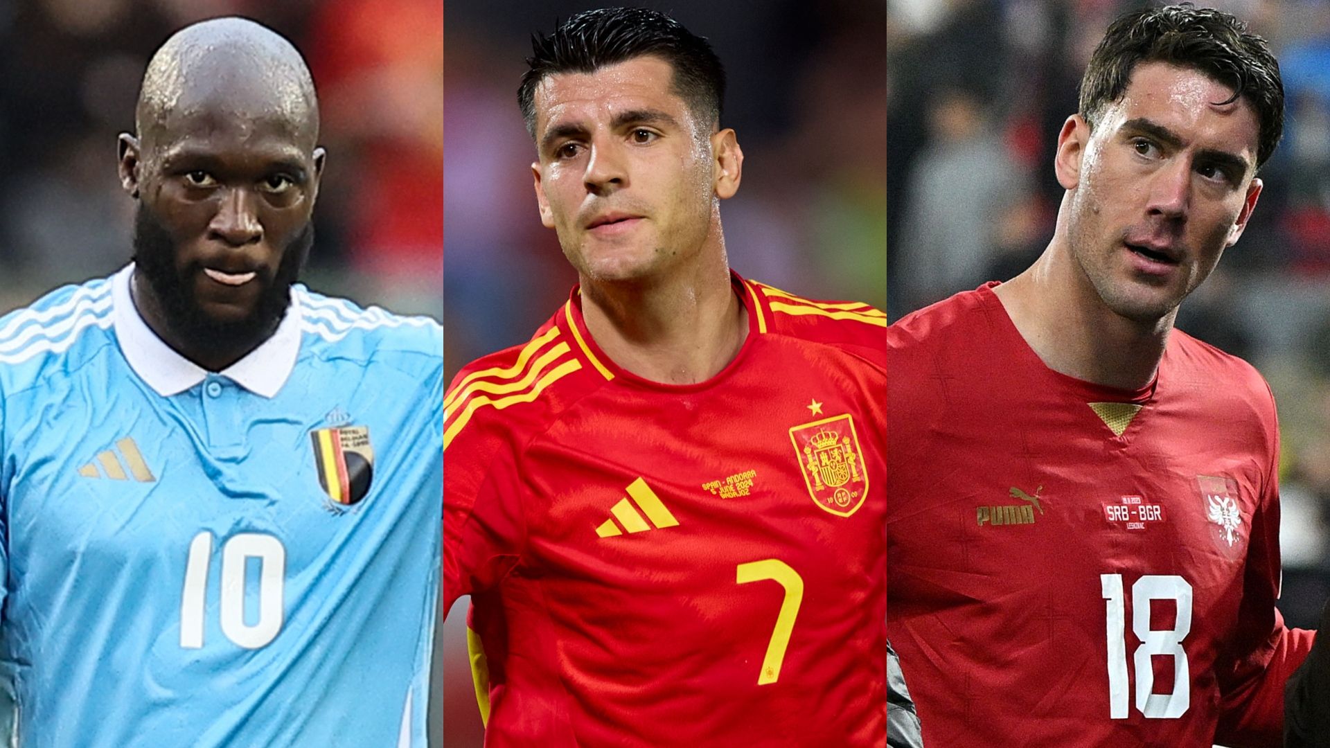 Lukaku Morata Vlahovic