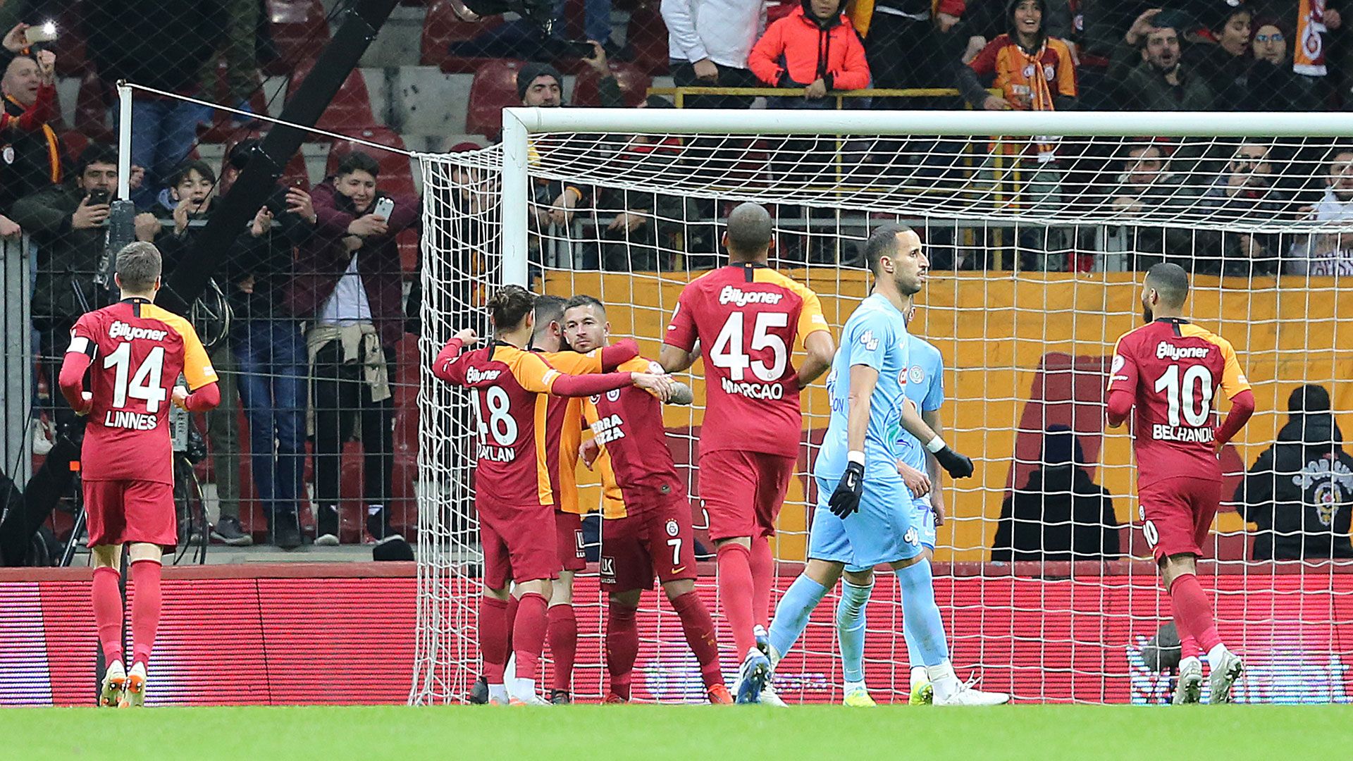 Galatasaray Rizespor Gol Sevinci 01232020