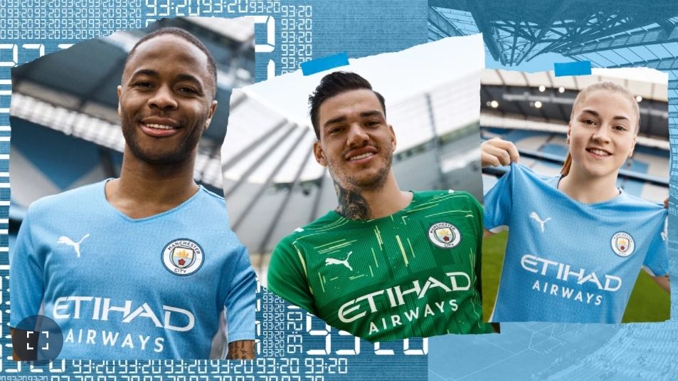 Manchester city new home kit