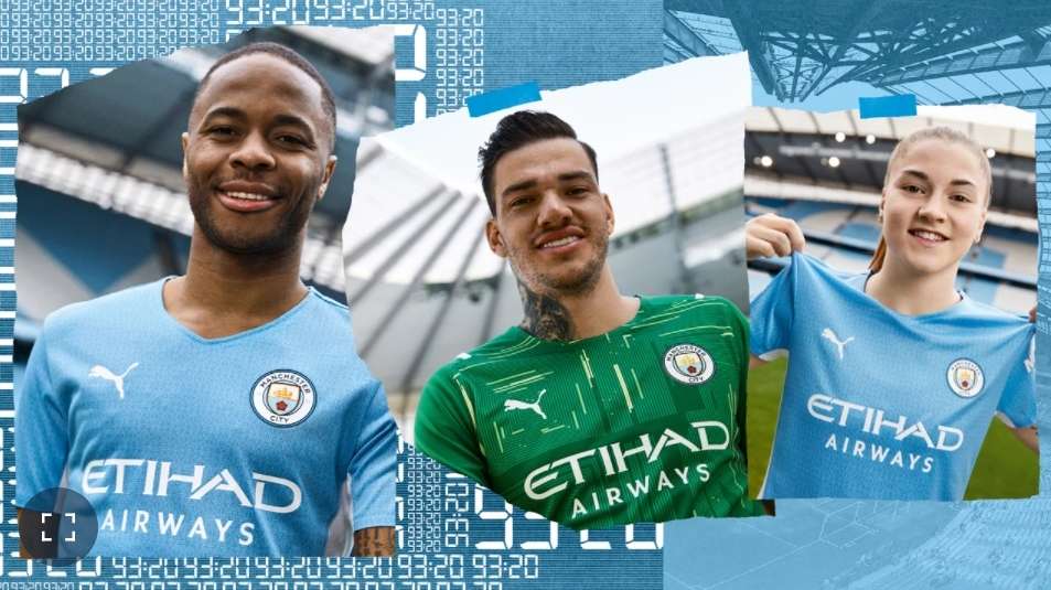 Manchester city new home kit