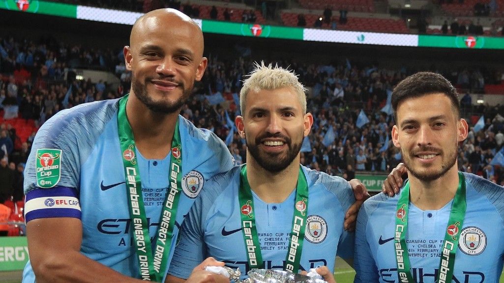 Kompany Aguero Silva Manchester City